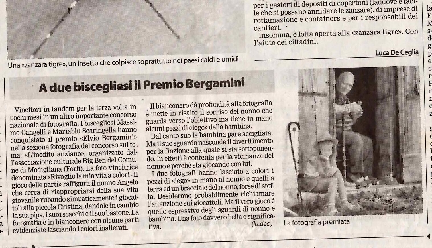A due biscegliesi il Premio Bergamini